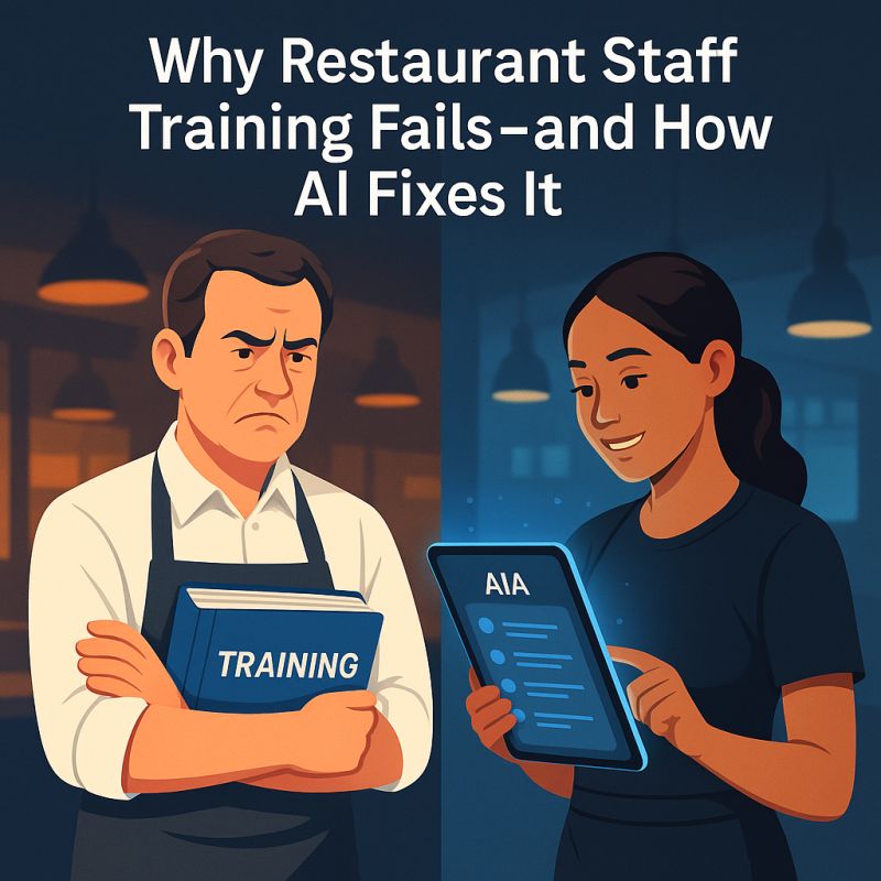 Why Restaurant Staff Training Fails—and How AI Can Fix It Permanently